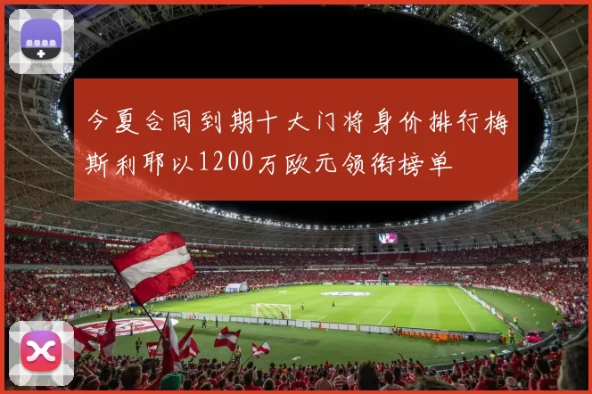 今夏合同到期十大门将身价排行梅斯利耶以1200万欧元领衔榜单